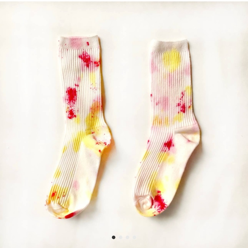 Hand dyed Socks.